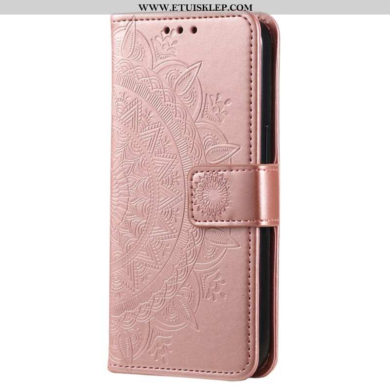 Etui Folio do Xiaomi Redmi Note 12 4G Mandala Sun Ze Smyczą